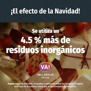 reciclaje en navidad