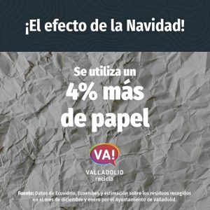 reciclaje en navidad